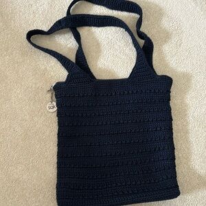 Navy blue The Sak fabric shoulder bag.